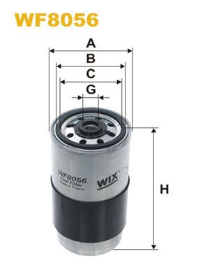 WIX FILTERS Топливный фильтр WF8056